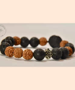 Rudrashka – Lávakő karkötő