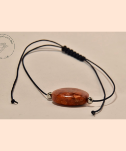 Korall húzócsomós karkötő