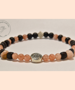 Napkő – Holdkő – Ónix ásvány karkötő