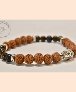 Tigrisszem – Sólyomszem – Rudrashka ásvány karkötő
